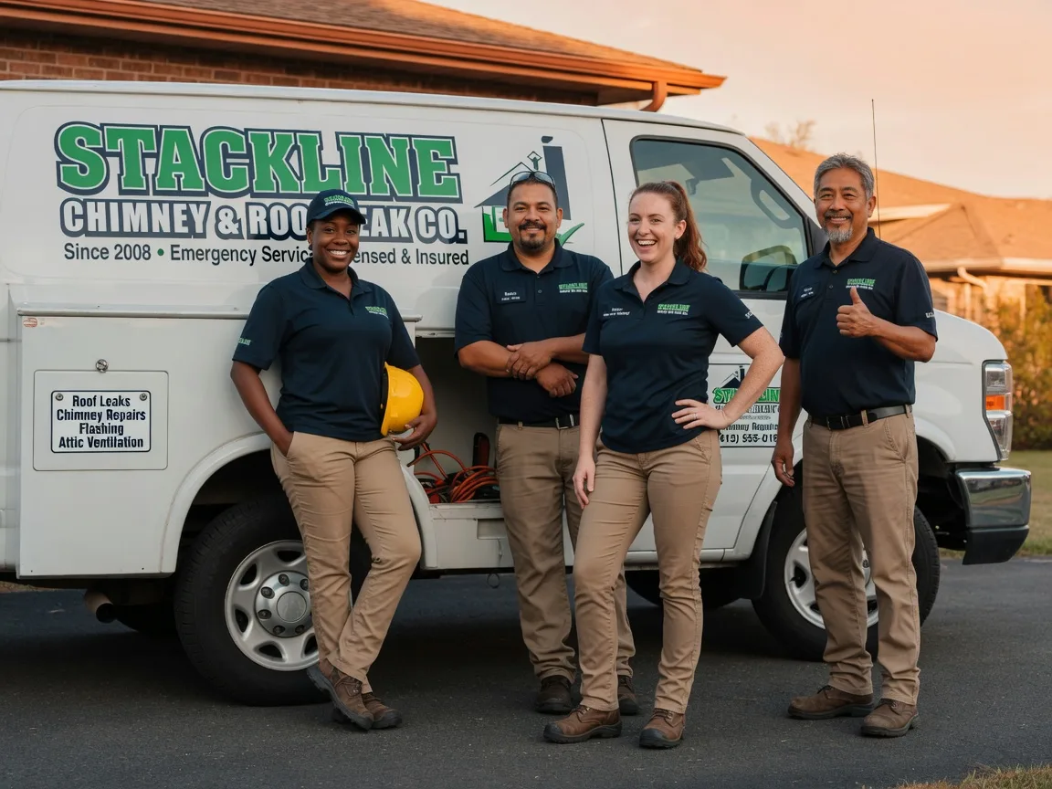 Chimney flashing repair company in Mount Airy, LA